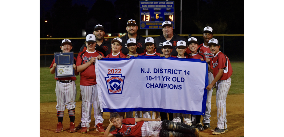 2022 NJ District 14 11U Champions